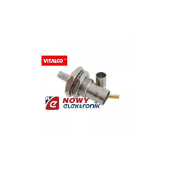 Gniazdo BNC mont./zaciskane RG58 RG58 do obudowy montażowe