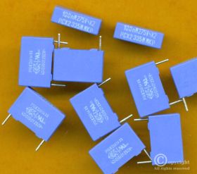 100nF/275V r=15mm KONDENSATOR MKP X2 (10 SZTUK)