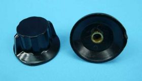 GAŁKA CZARNA 25mm FI=6mm BLOK.ŚRUBA