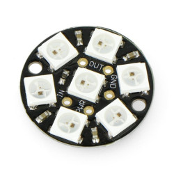 NeoPixel Jewel - pierścień LED RGB 7xWS2812 5050 - Adafruit 2226