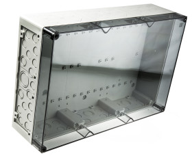 Obudowa Polistyren szerokość zew. 300 mm długość zew. 450 mm wys. zew. 132 mm Spelsberg IP65 Szary