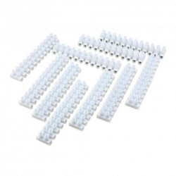 10x Listwa zaciskowa 6mm2 kostka 12-torowa z osłoną kabla VDE/UL DGN 5491