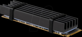 CLR-M2L10 Heat sink for M.2 SSD 2280, 10 mm, black