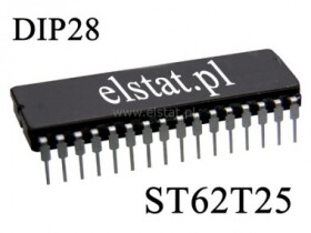 ST62T25-CB6 20I/O 4KB-ROM 64B-R mikr. DIP28
