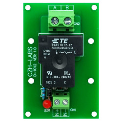 CZH-Labs 12V Passive SPST-NO 30Amp Power Relay Module Board.