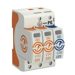Ogranicznik przepięć Typ T1+T2 2P+N 12,5kA 280V V50-2+NPE-280 5093524