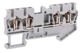 Blok zacisków przelotowych Phoenix Contact poziomy: 1 28 → 12AWG ST 2.5-QUATTRO 28A 800 V