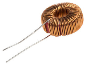 Dławik toroidalny 300 μH 2.5A Otwór przezierny ±20% Wyprowadzenia promieniowe 150mΩ Rdc Proszek żelazny