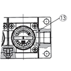 Zespół wsporników SMC do: ARM2500 Uchwyt