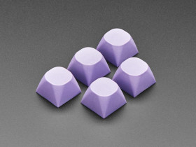 Adafruit Purple MA Keycaps for MX Compatible Switches - 5 pack