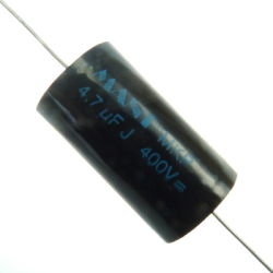 KOND.MKP 4,7UF/400V 10% R-27,5 osiowy RoHS