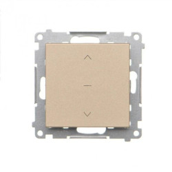 Simon 55 Przycisk roletowy (moduł) 10 A, 250 V~, szybkozłącza Szampański mat TZP1K.01/144