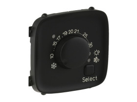 VALENA ALLURE Plakietka czarna termostatu pokojowego 755318 LEGRAND