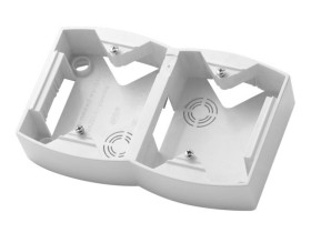 GAZELA Puszka natynkowa 2 podwójna pionowa biały PNP-2JV/00 OSPEL