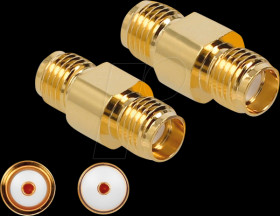 89974 Adapter SMA jack &gt; SMA jack