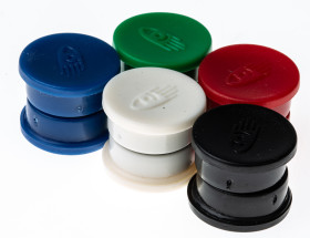 Magnes do tablic białych, Mieszany, kolory w zestawie: Czarny, niebieski, zielony, czerwony, biały, maks. ciężar: 250g