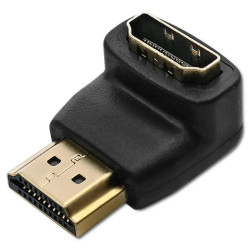 Qoltec Adapter HDMI A męski HDMI A żeński kątowy