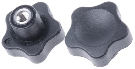 Pokrętło mocujące M6 długość gwintu: 10mm średnica pokrętła 32mm średnica gwintu: 6mm Z wieloma pokrętłami Otwór