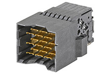 Złącze typu Backplane 2.35mm Pitch 36-pinowe 6-rzędowe Męski, Przepust Terminal, 750mA Molex