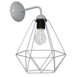 Kinkiet BASKET GRAY 1xE27 MLP7207 Milagro