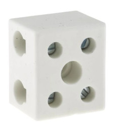 16mm² Złącze wtykowe do druku Biały 2-żyłowe, Wkręcane, 450 V