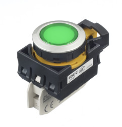 Przycisk średnica wycięcia 22mm, montaż panelowy Idec