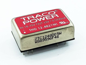 THD12-4821WI przetwornica napięcia DC/DC +/- 5V / 1200mA