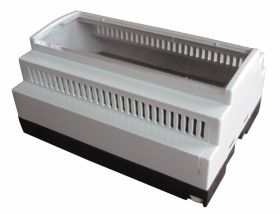 Obudowa na szynę DIN EC-207B-C jasna z wentylacją