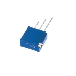 Potencjometr dostrojczy THT 0.5W 18 -zwoje Regulacja boczna