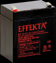 BT 12-5 Rechargeable AGM battery, 12 V, 5 Ah