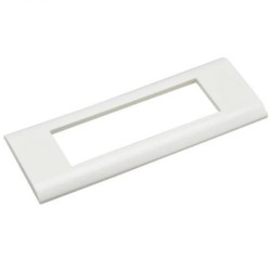 Ramka montażowa 6M 135x45 biała na moduły Mediabox