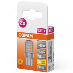 2x Żarówka LED G9 KAPSUŁKA 4,2W = 40W 470lm 2700K Ciepła 300 OSRAM STAR