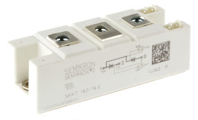 Moduł tyrystorowy podwójny 156A 1600V Semikron Danfoss Moduł SCR 5.4kA SEMIPACK2