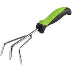 Sealey GTSG011 Hand Cultivator with Soft Grip Handle &amp; Stainless Steel Tines