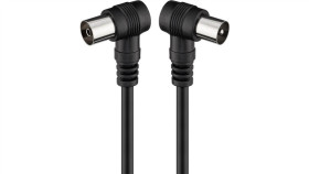 Kabel Antenowy Kątowy ( 70 Db), Podwójne Ekranowanie - Długość Kabla 1.5 M