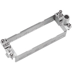 Harting 09 14 024 0303 Han&#xAE; Modular 24B Hinged Frame for 6 Modules Marking A..F