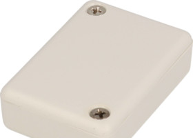 ABS miniature enclosure, (L x W x H) 50 x 35 x 15 mm, light gray (RAL 7035), IP54, 1551FGY