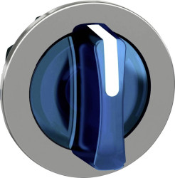 Schneider Electric ZB4FK1863 ZB4FK1863 Element czołowy przełącznika wyboru płaski, resetowalny (Ø) 30.5 mm chrom, niebie