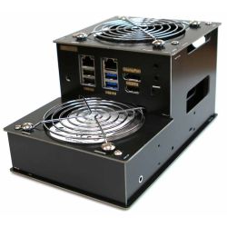 ODROID-H3 Case Type 4 - obudowa do minikomputera Odroid H3/H3+ (czarna)