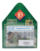 KIT645 Wzmacniacz stereo 2x25W (Zestaw do montażu) J-45, J-045