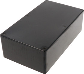 ABS enclosure, (L x W x H) 191 x 110 x 61 mm, black (RAL 9005), IP54, 1591ESBK