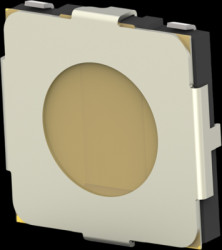 Short-stroke pushbutton, 1 Form A (N/O), 50 mA/12 VDC, unlit , 1.6 N, SMD, 2337242-2