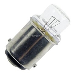 Ba15d 48V 3W klar 15x30 ChRL