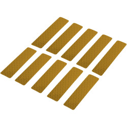 Toolcraft 1563964 Adhesive Strips Yellow 100x25mm Reflective 10 pcs