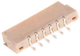 Złącze LVDS, FI, Gniazdo 6-pinowe, raster 1.25mm