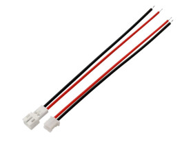 Złącze JST PH 2.0 2pin wtyk + gniazdo z przewodami 80mm