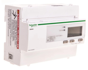 Licznik energii elektrycznej 1/3-fazowy 125A 100-277/173-480V kl.1/B Modbus taryfowy cyfrowy modułowy A9MEM3350