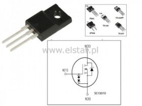 STP 10N60Z N-MOSFET 60V 50A 0,017R TO220 izo