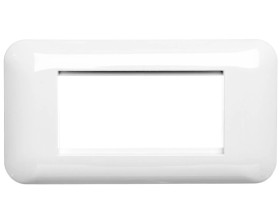 KOS45 Ramka podwójna + uchwyt do modułów 45x45 biała 3504103