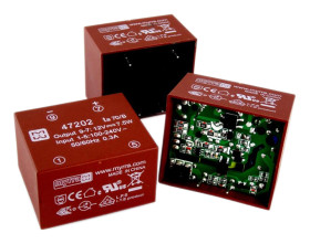 Transformator do druku 3.3V dc 120 → 370 V dc, 85 → 265 V ac 1 wyjście wyjścia THT 7.5W